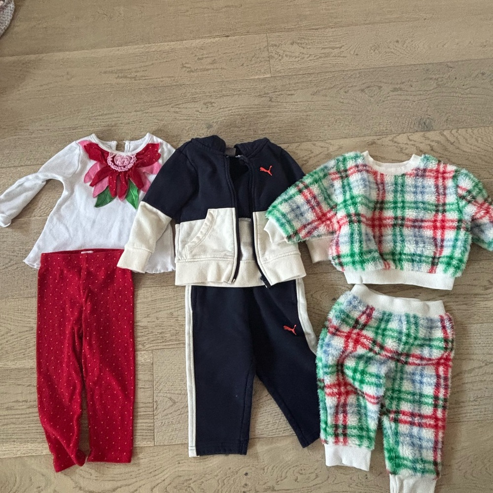 3 sets 9-12 months